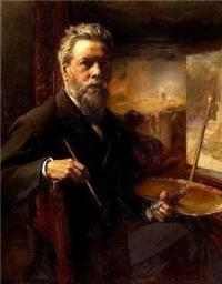 Portrait of Pierre Ouderaa: Self-portrait